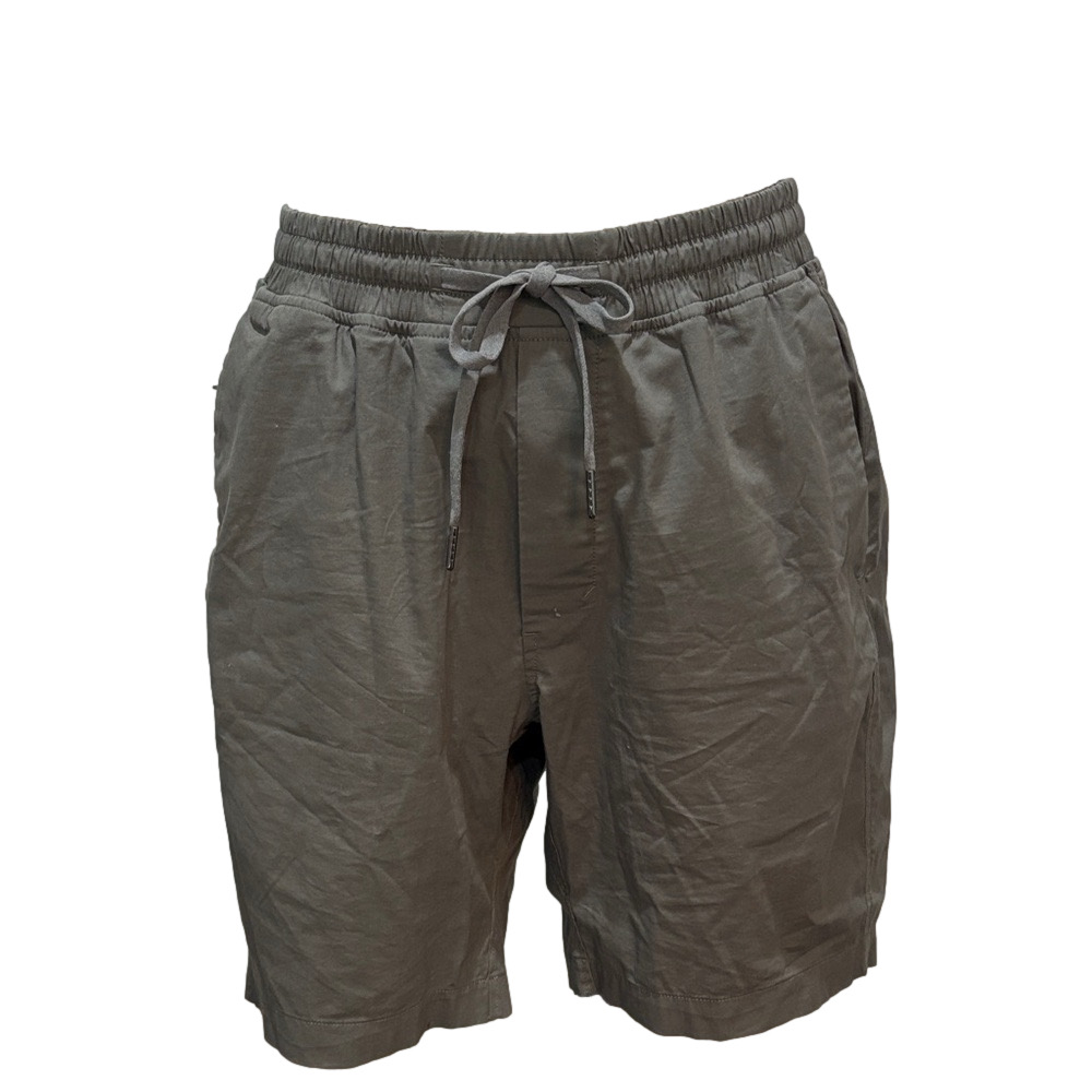 Lululemon sz M grey green elastic waist drawstring lightweight shorts